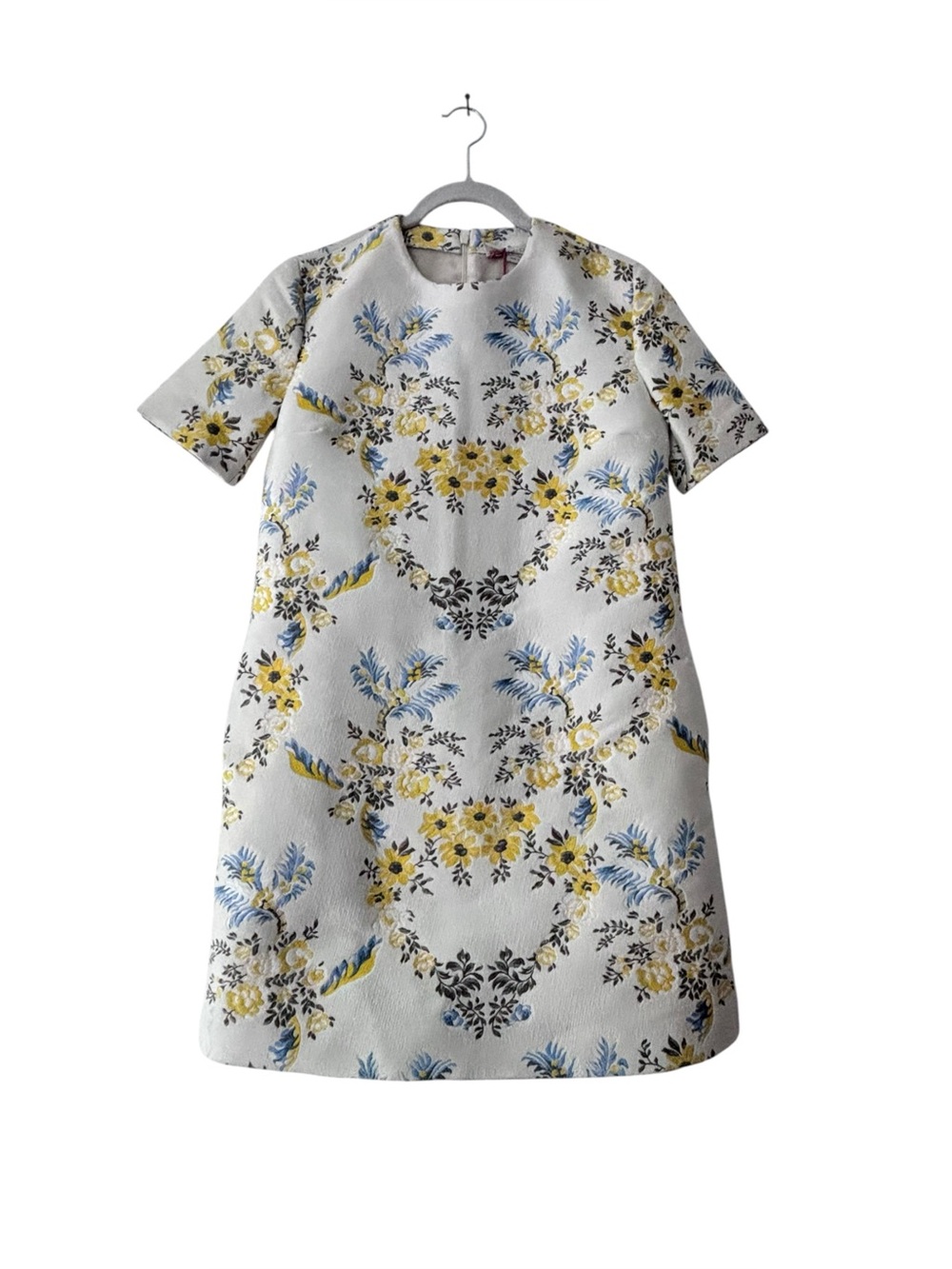 Stella McCartney Floral Jacquard Shift Mini Dress | Size: IT 34 / US 0